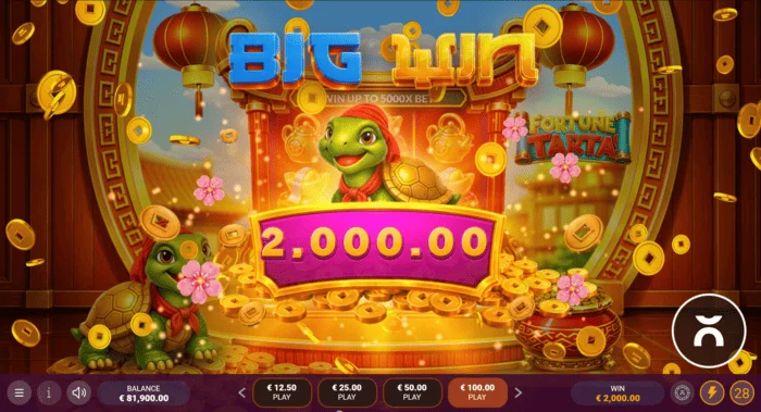 Fortune Tarta - Gros gain dans le jeu de base